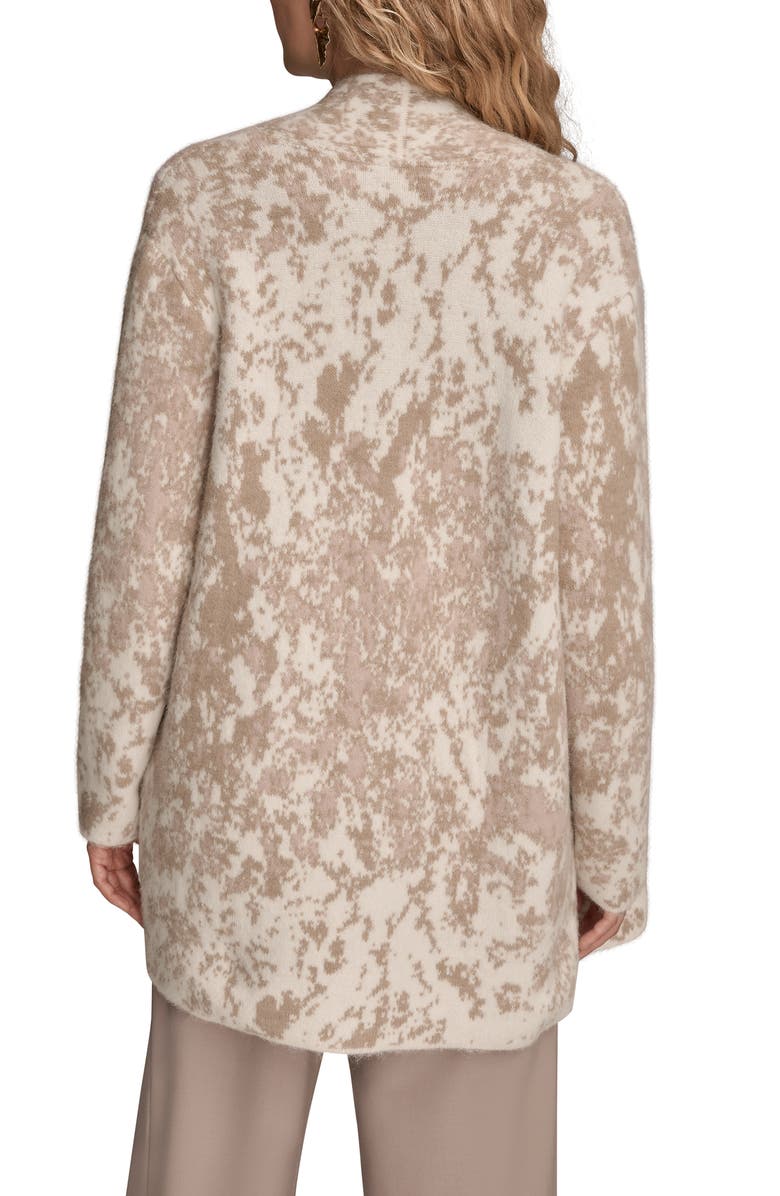 Donna Karan New York Drop Shoulder Cardigan, Alternate, color, Cream/ Noli