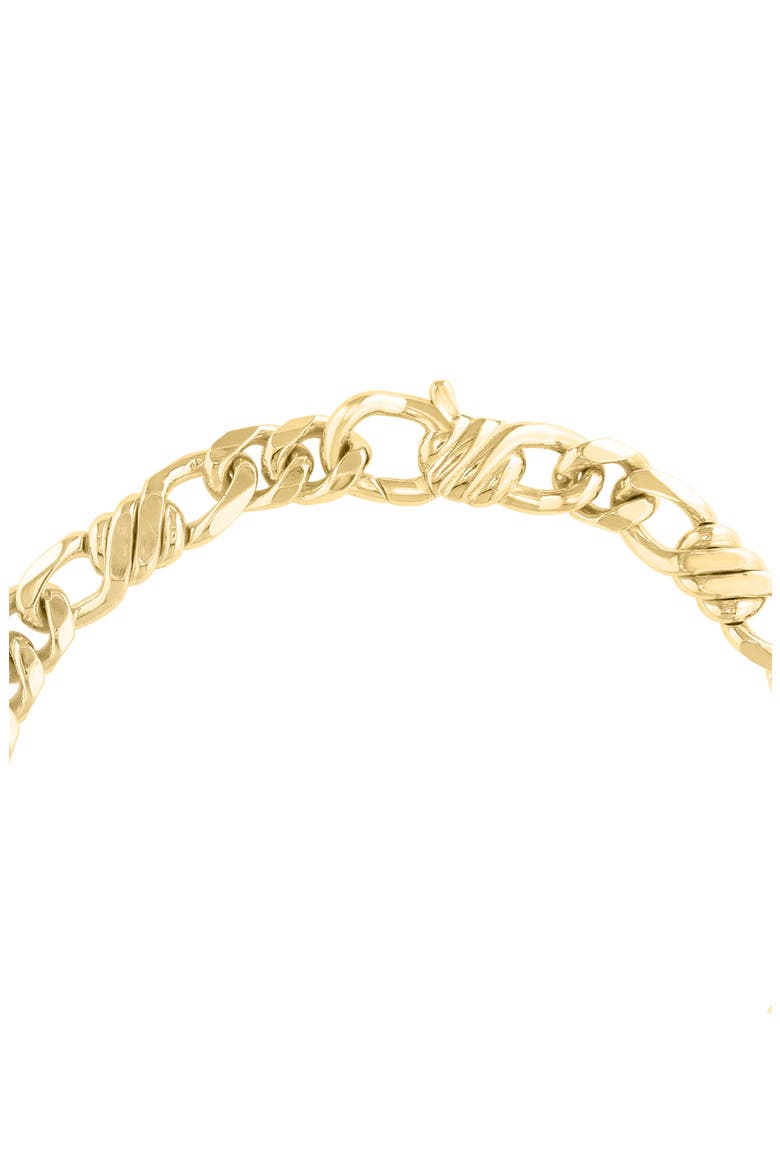 14k Gold Plate Bracelet, Alternate, color, GOLD