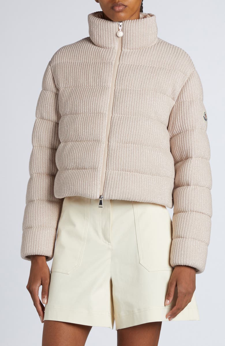 Moncler Thoiry Down Puffer Jacket, Alternate, color, Pink