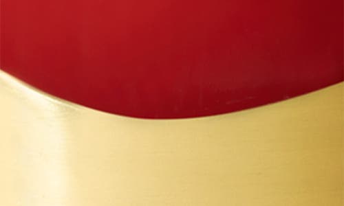 Thymes Simmered Cider Harvest Red Poured Candle With Gold Sleeve In Gold