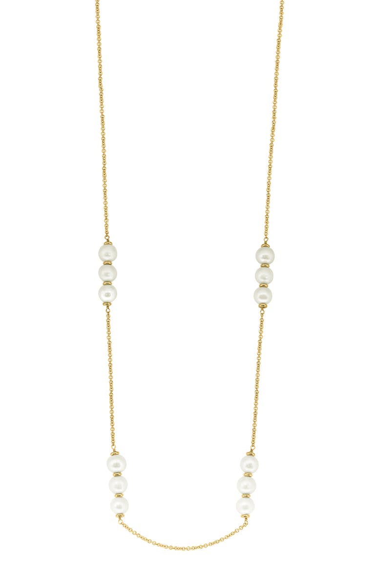 EFFY Freshwater Pearl Station Necklace, Alternate, color,