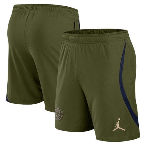 Youth Jordan Brand  Olive Paris Saint-Germain 2023/24 Fourth Strike Shorts