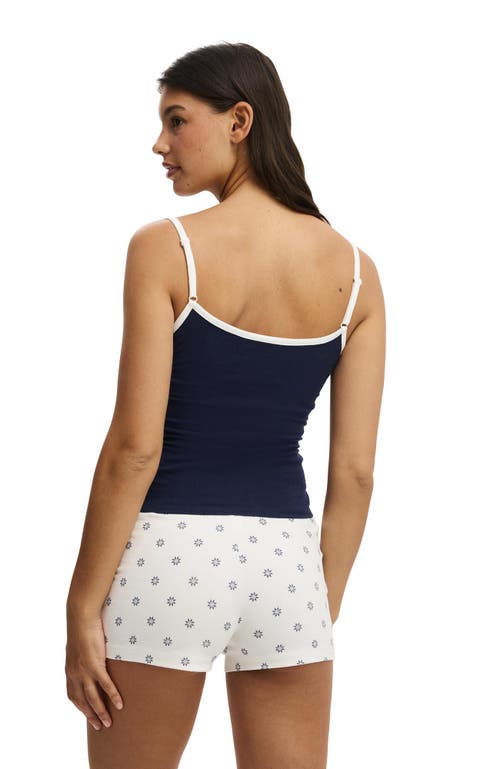 Cotton On Body Peached Jersey Longline Cami In Blue