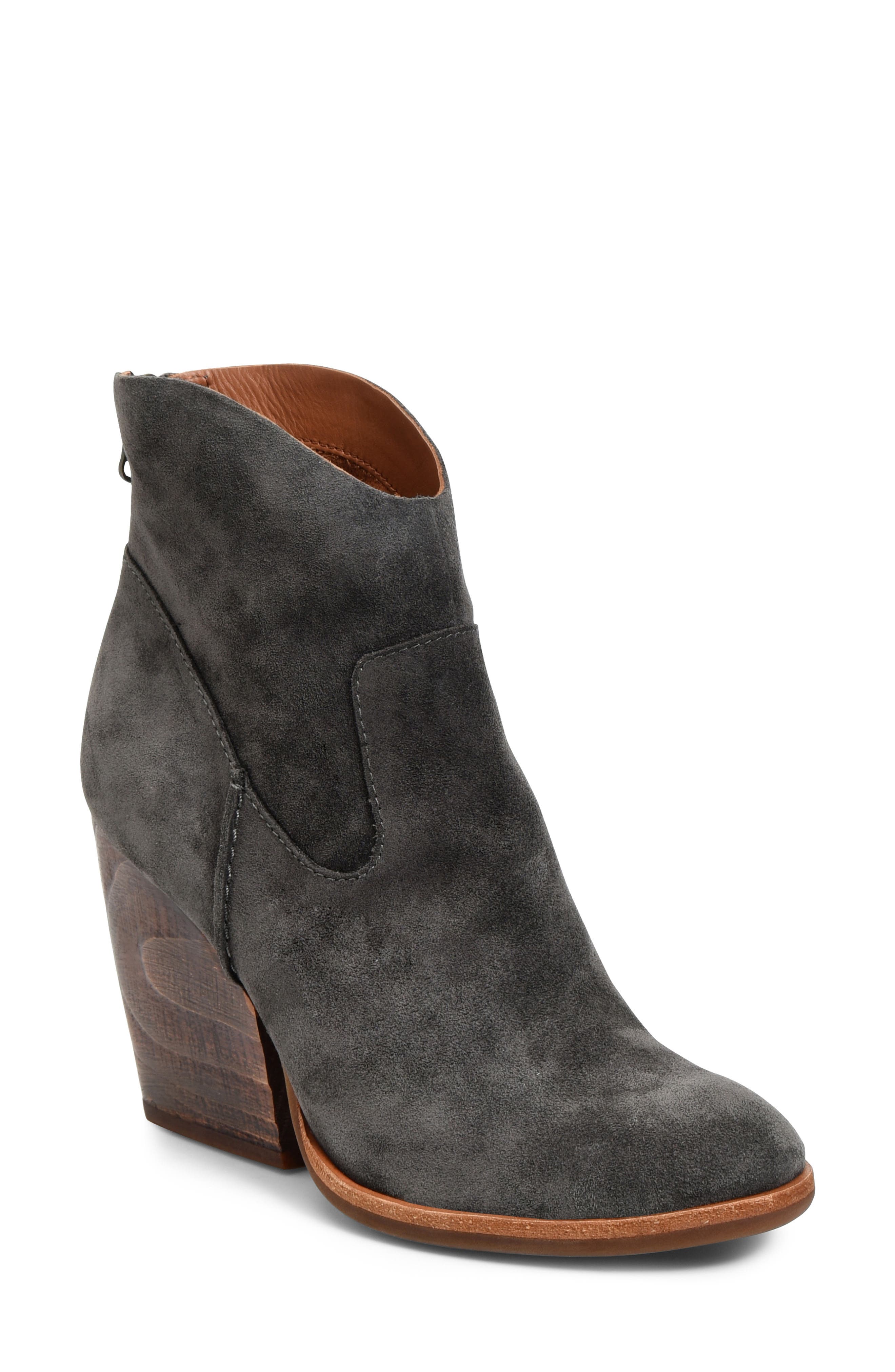 Lapra Bootie, Main, color, GREY SUEDE