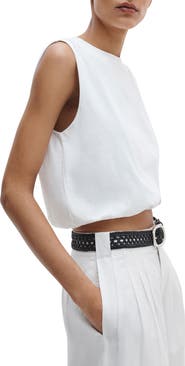 rag & bone Mica Crop Bubble Top