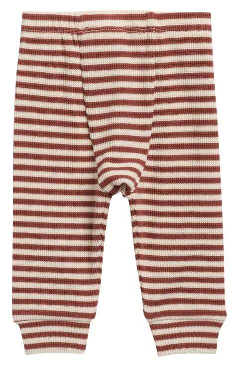 Kids' Striped Rib Leggings