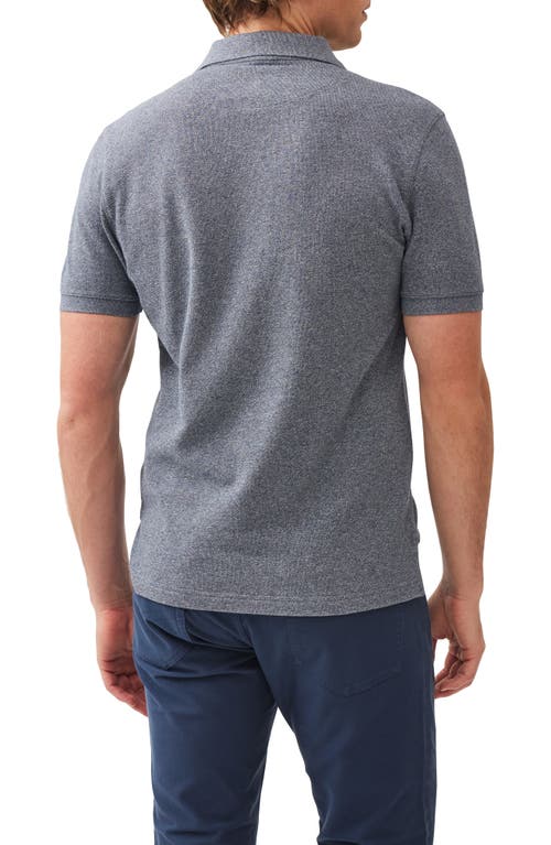Rodd & Gunn Gunn Piqué Sports Fit Cotton Polo In Denim