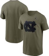 Jordan Brand Men's Jordan Brand Olive North Carolina Tar Heels Primetime Logo Performance T-Shirt