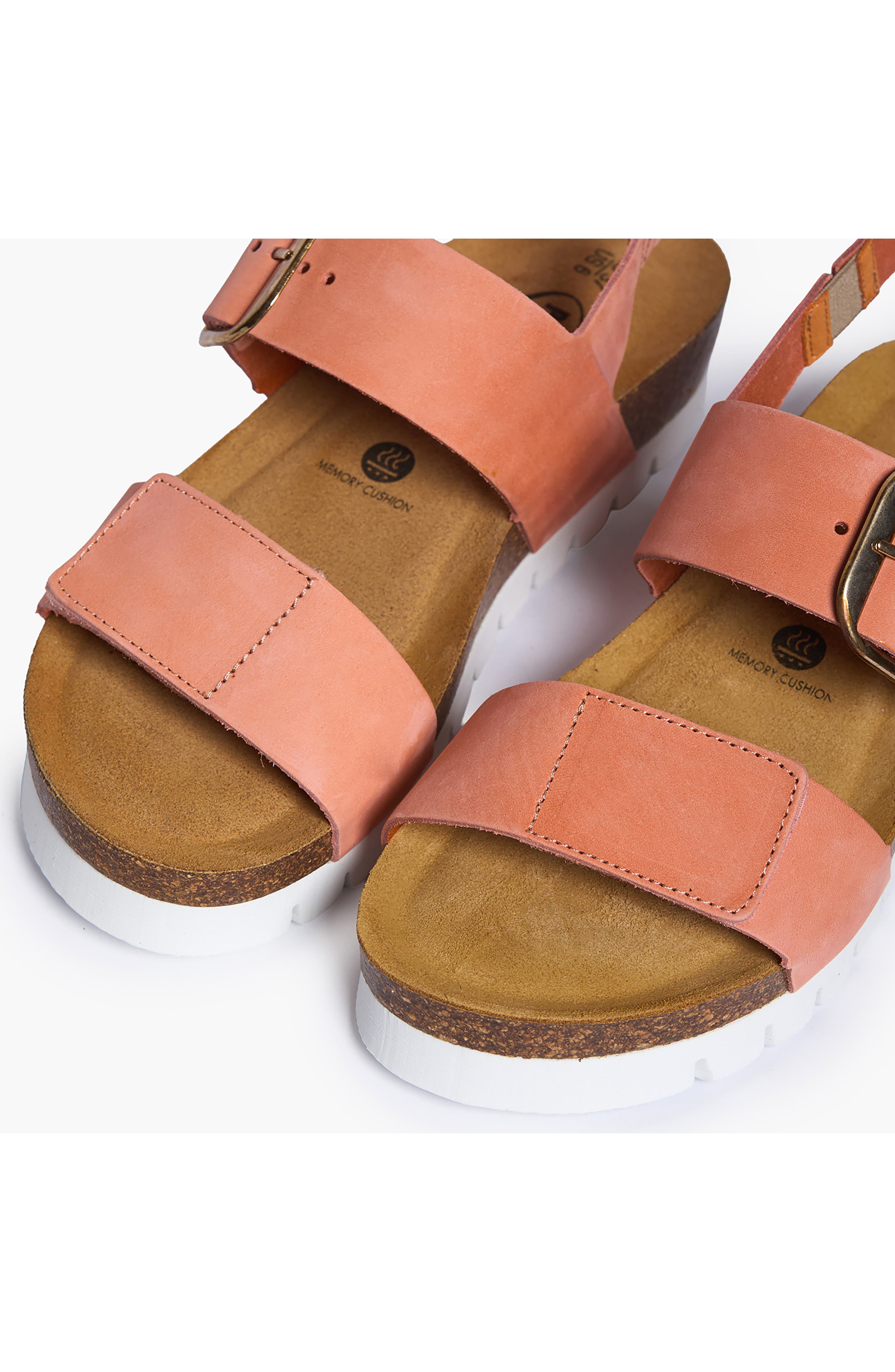 Condor Slingback Sandal, Alternate, color, PEACH NOBUCK