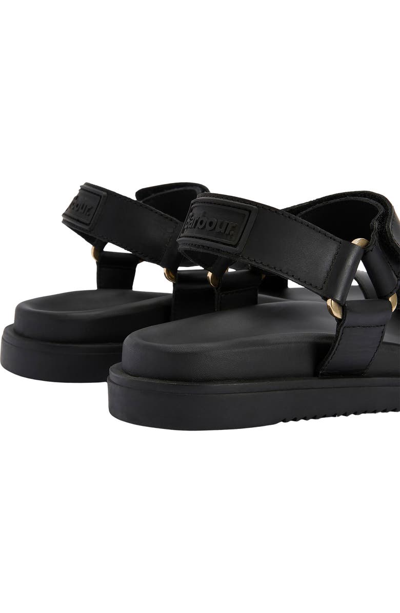 Barbour Caitlin Sandal, Alternate, color, Black