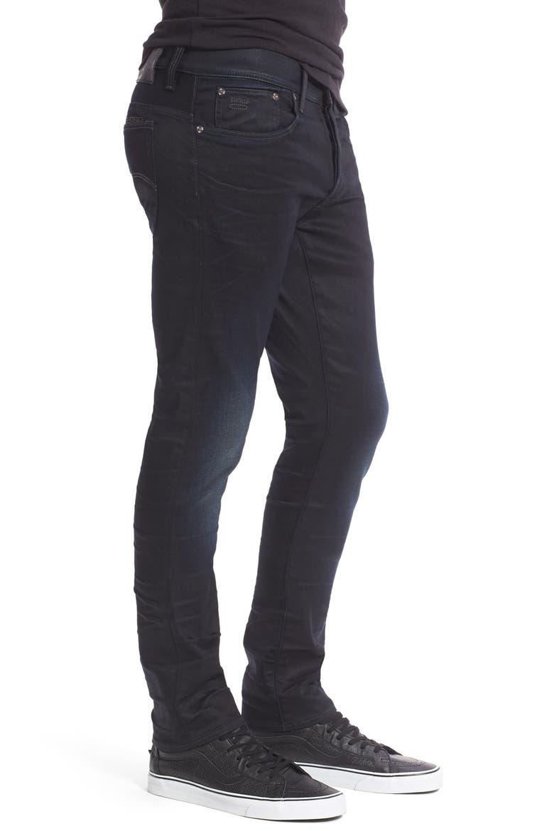 3301 Slander Slim Fit Jeans, Alternate, color, DARK AGED