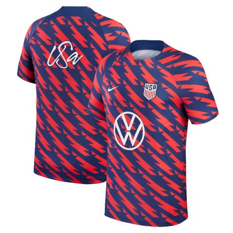Men's Nike Navy USMNT 2023/24 Academy Pro Pre-Match Top
