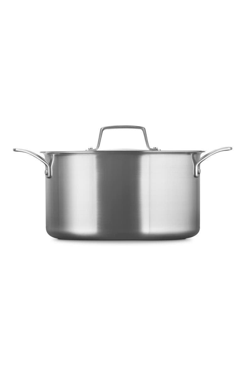 Essential 6.25-Quart Stainless Steel Deep Round Stockpot, Alternate, color, STAINLESS STEEL