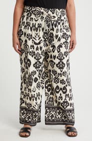 BOHO ME Smocked Wide Leg Pants