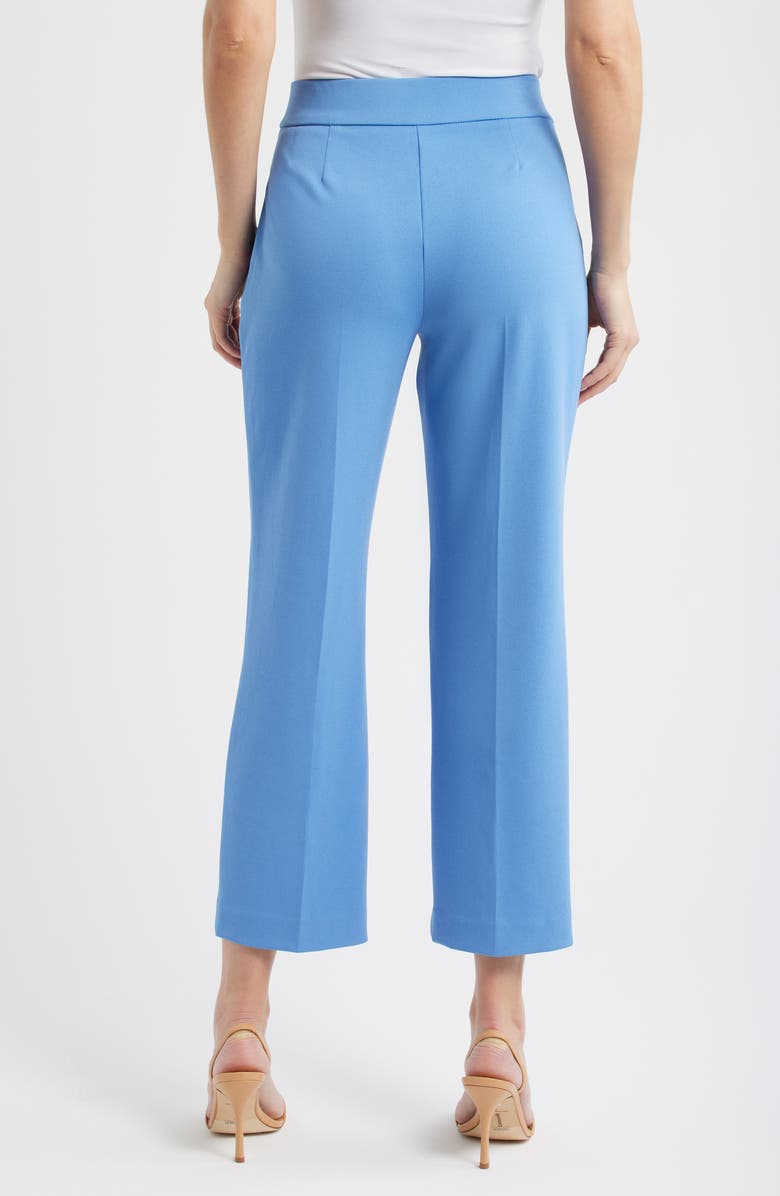 AK ANNE KLEIN Pleated Pull-On Pants, Alternate, color, Blue Yonder