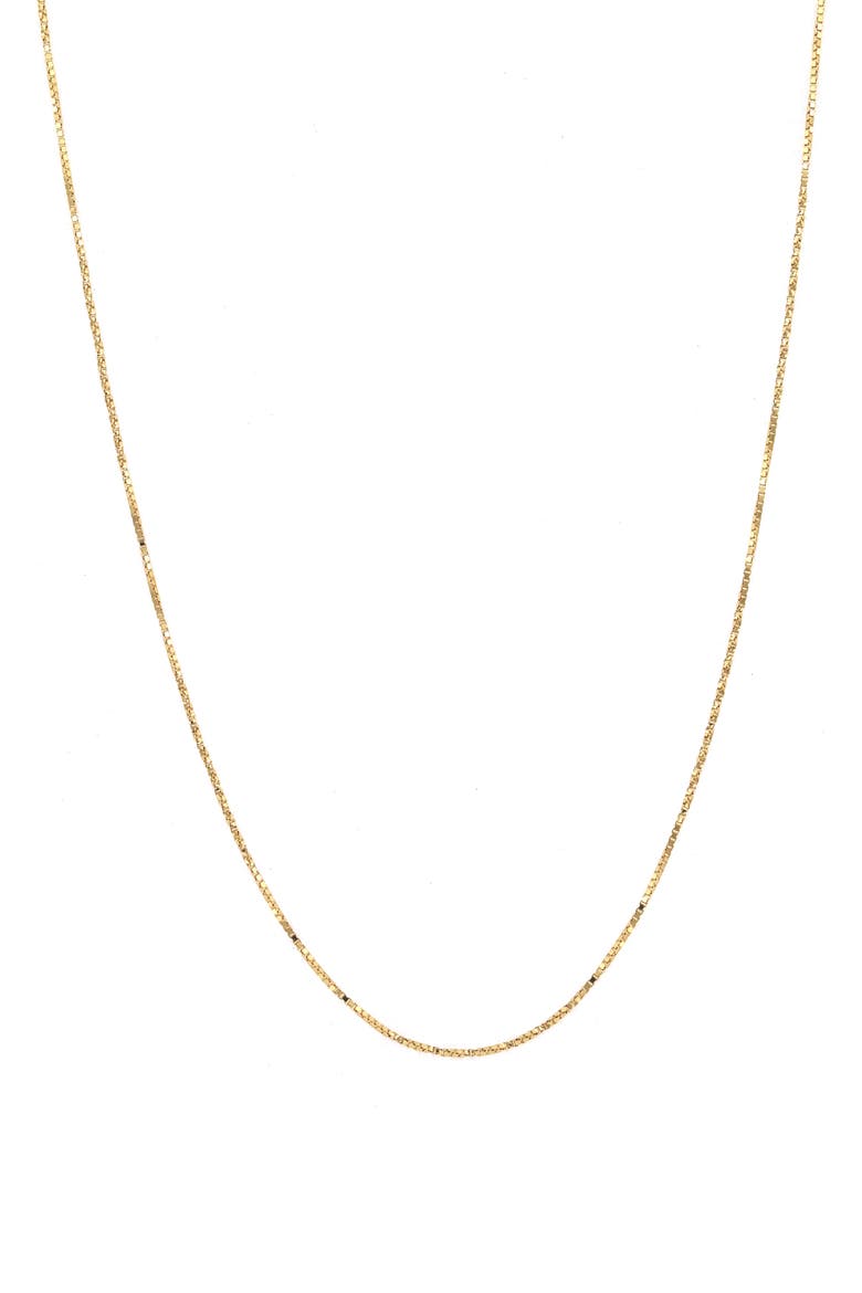 14K Gold Flat Rolo Chain Necklace, Main, color, 14K YELLOW GOLD