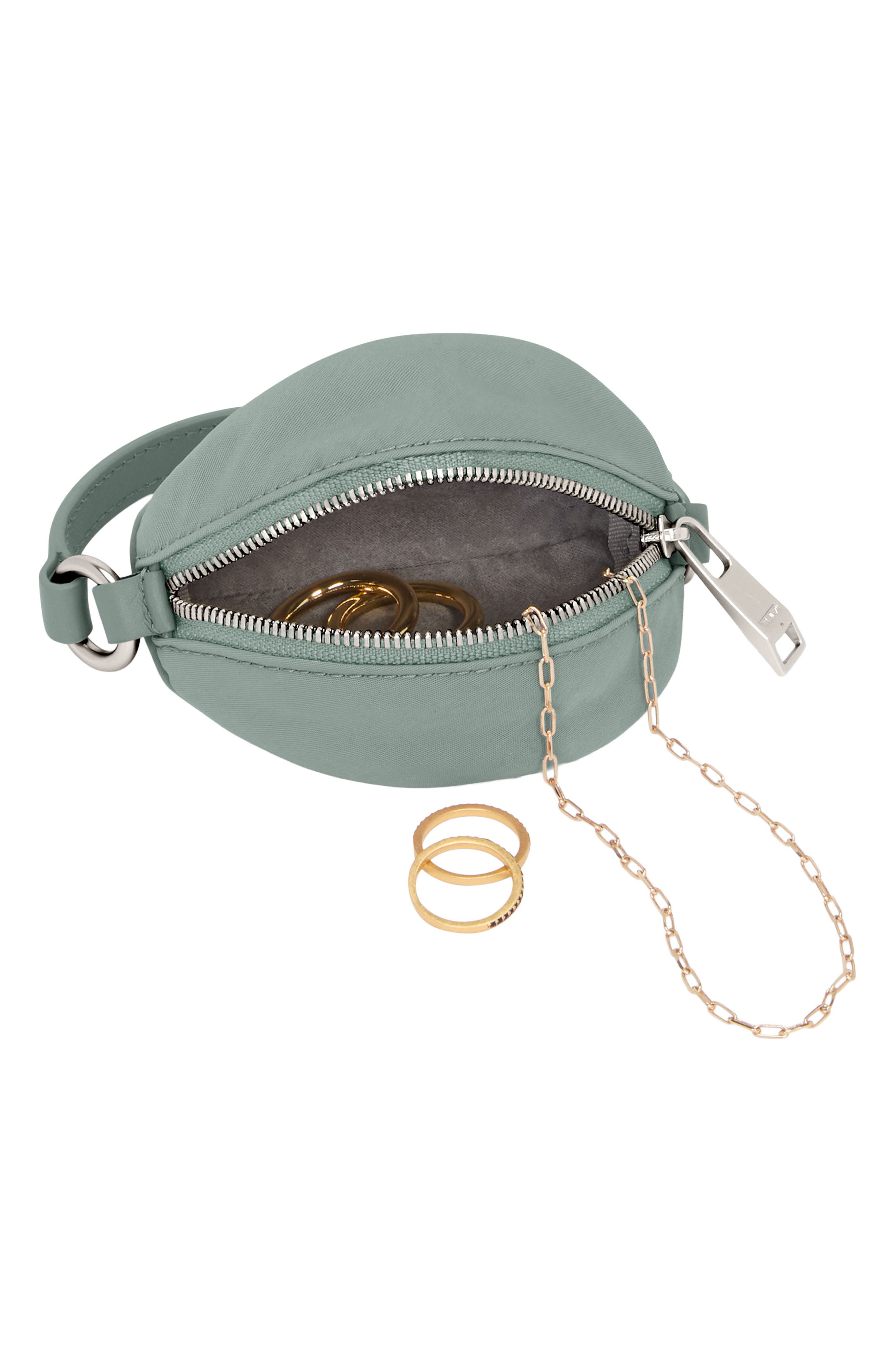 Voyageur Charm Pouch, Alternate, color, THYME