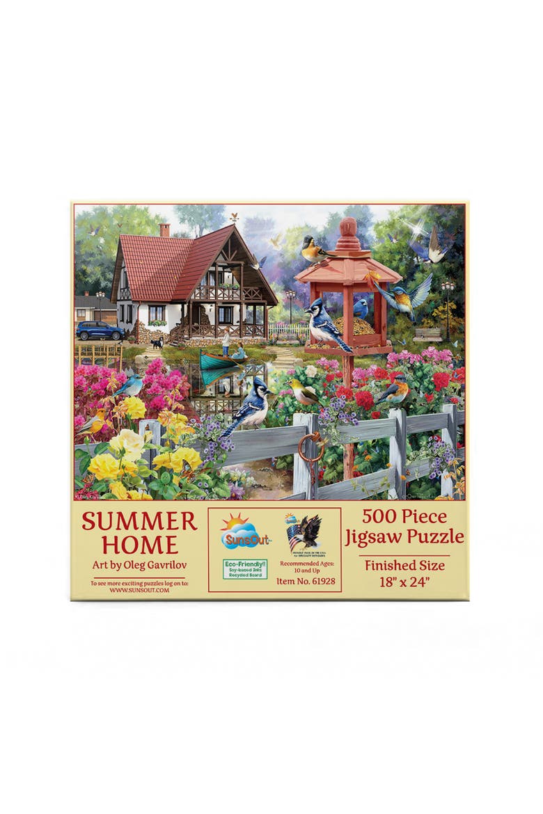 Summer Home 500 piece Jigsaw Puzzle for Adults, Alternate, color, Multicolor
