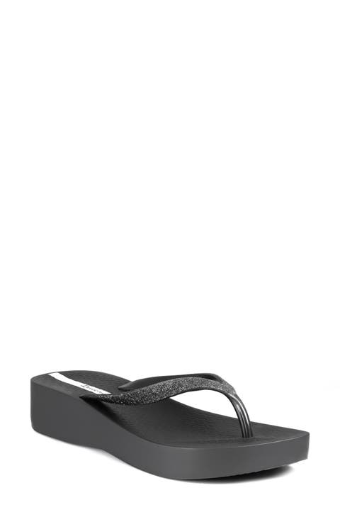 Ipa Glitter Wedge Flip Flop