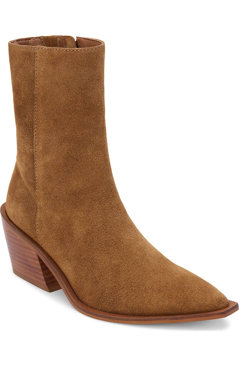 Matisse Cleo Pointed Toe Bootie, Main, color, Bourbon