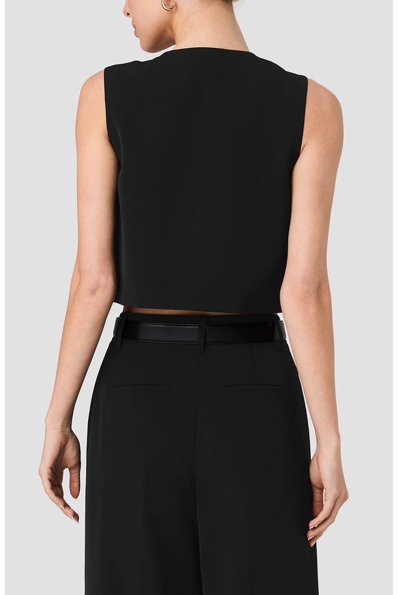 Harry Crop Vest, Alternate, color, BLACK