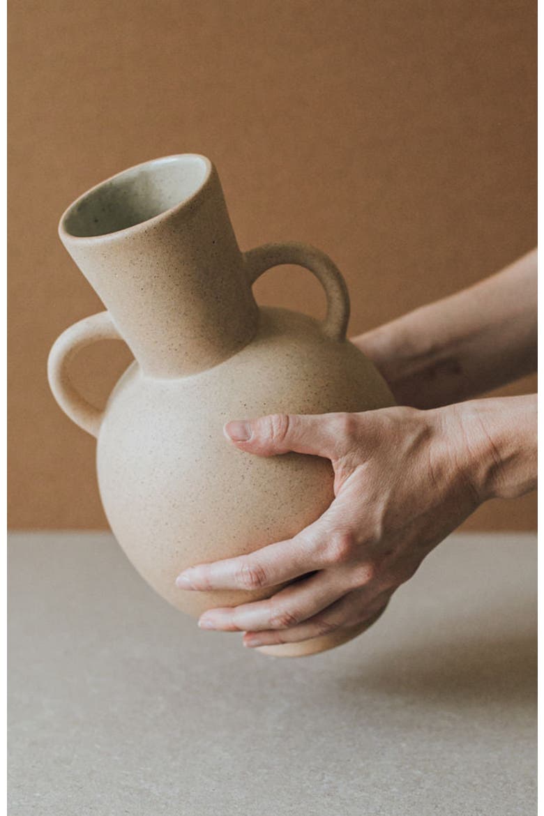 Tyrenno Vase, Alternate, color, Terracotta