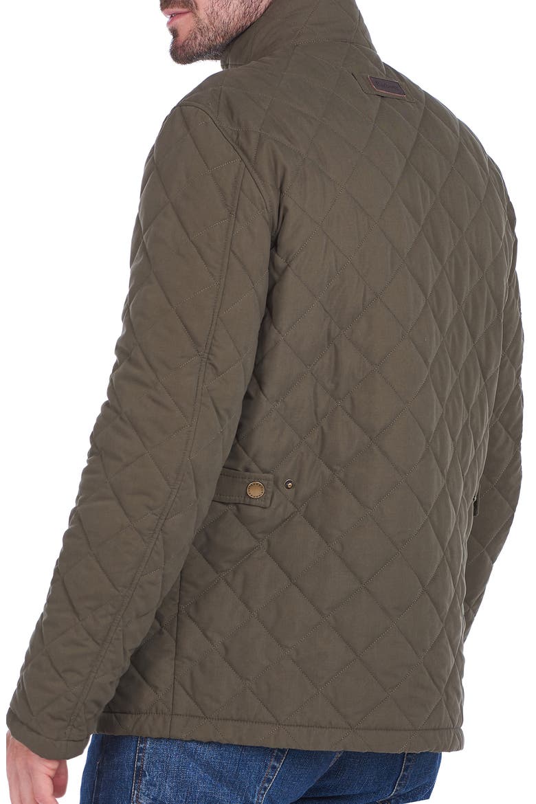 Shoveler Quilted Jacket, Alternate, color, DARK OLIVE