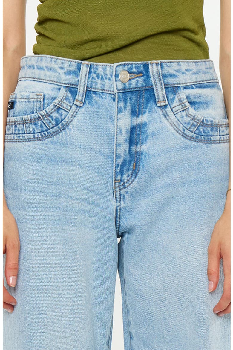 Crystal Essentials 90s Low Rise Straight Jeans, Alternate, color, Medium Wash