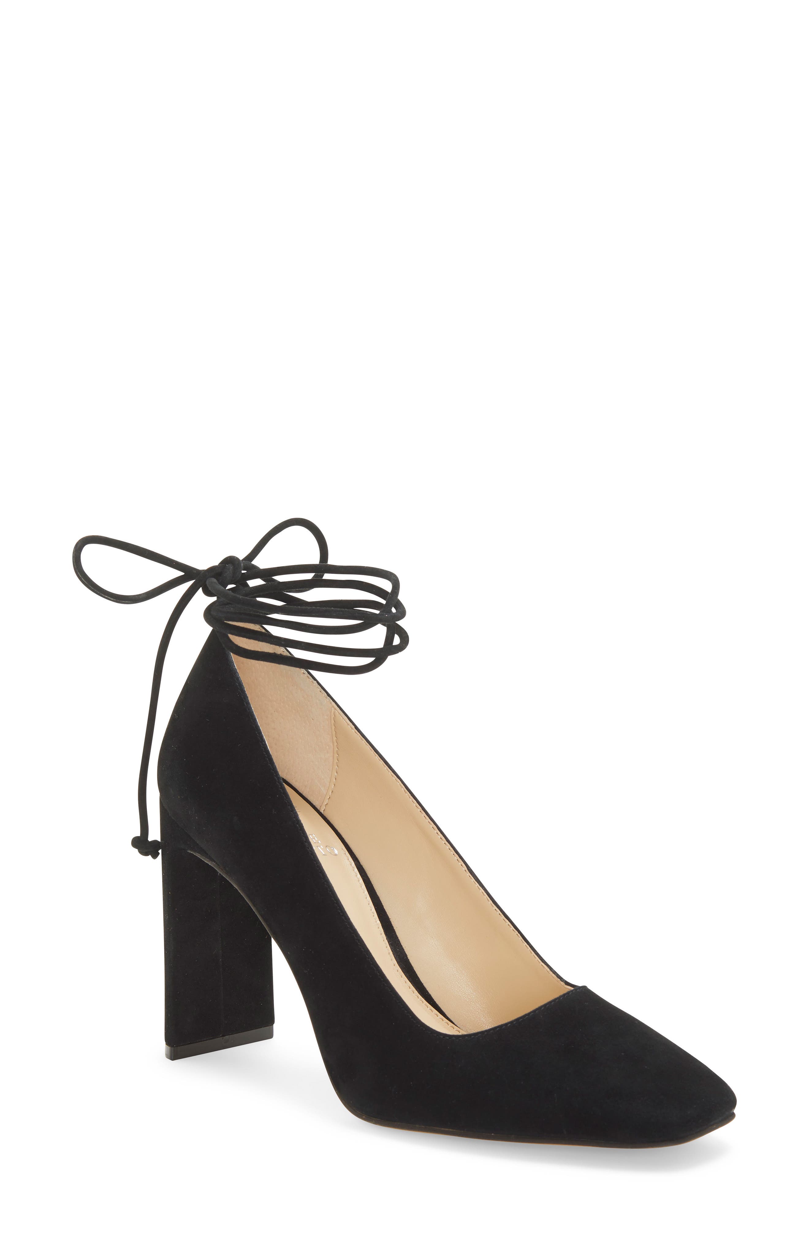 Vince Camuto Damell Lace-Up Square Toe Pump, Main, color, 