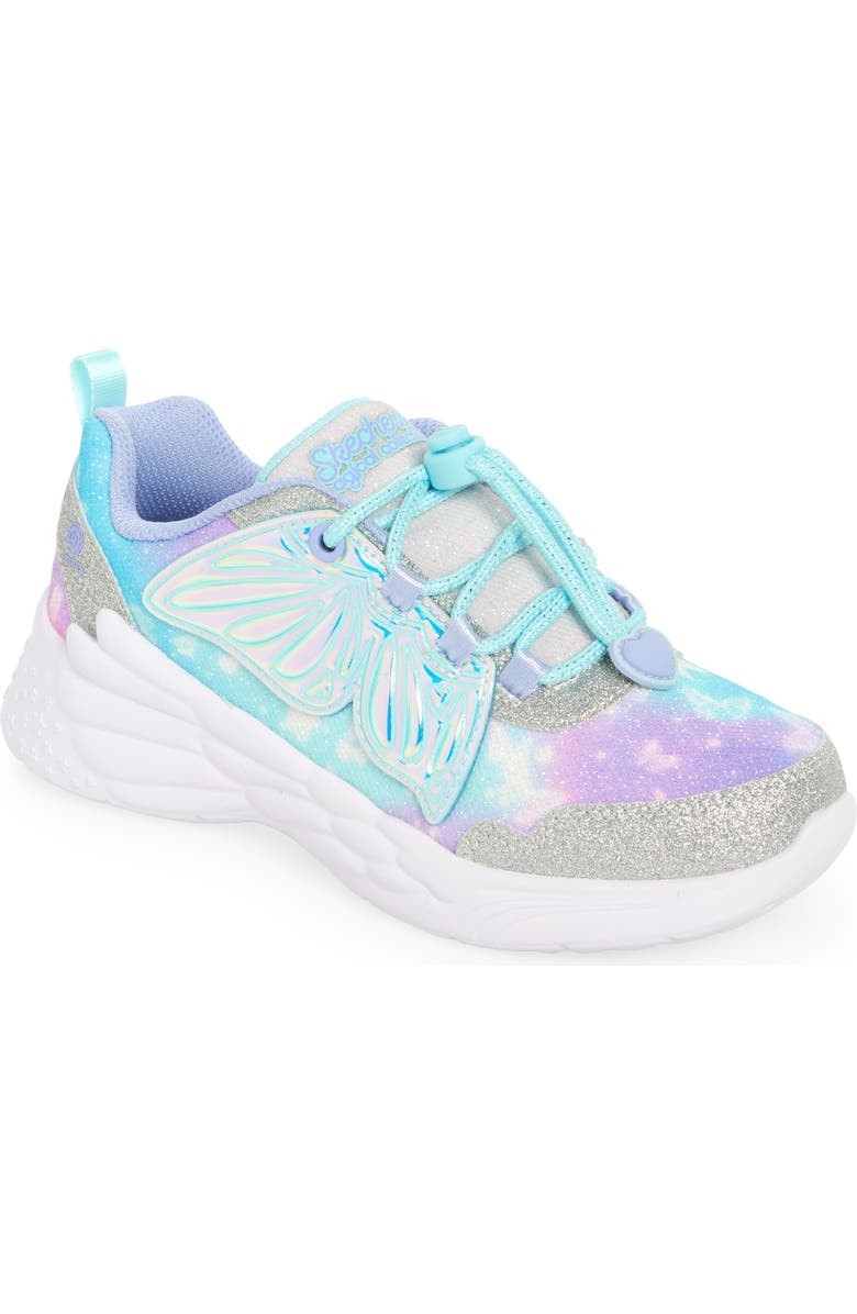 SKECHERS Kids' Dream Racer - Wing Brites Light-Up Sneaker, Main, color,