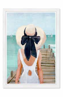 Wynwood Studio WYNWOOD Seagreen Pier Framed Artwork