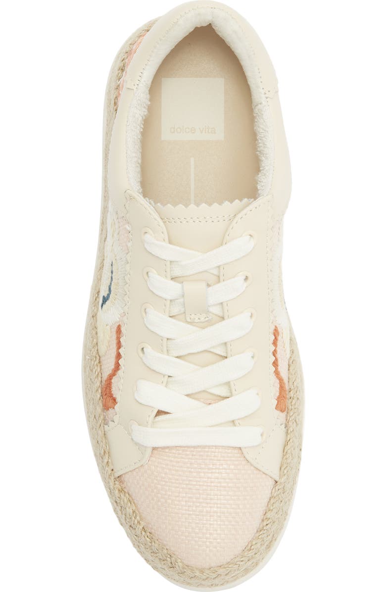Dolce Vita Azalia Sneaker, Alternate, color, Pink Floral Raffia