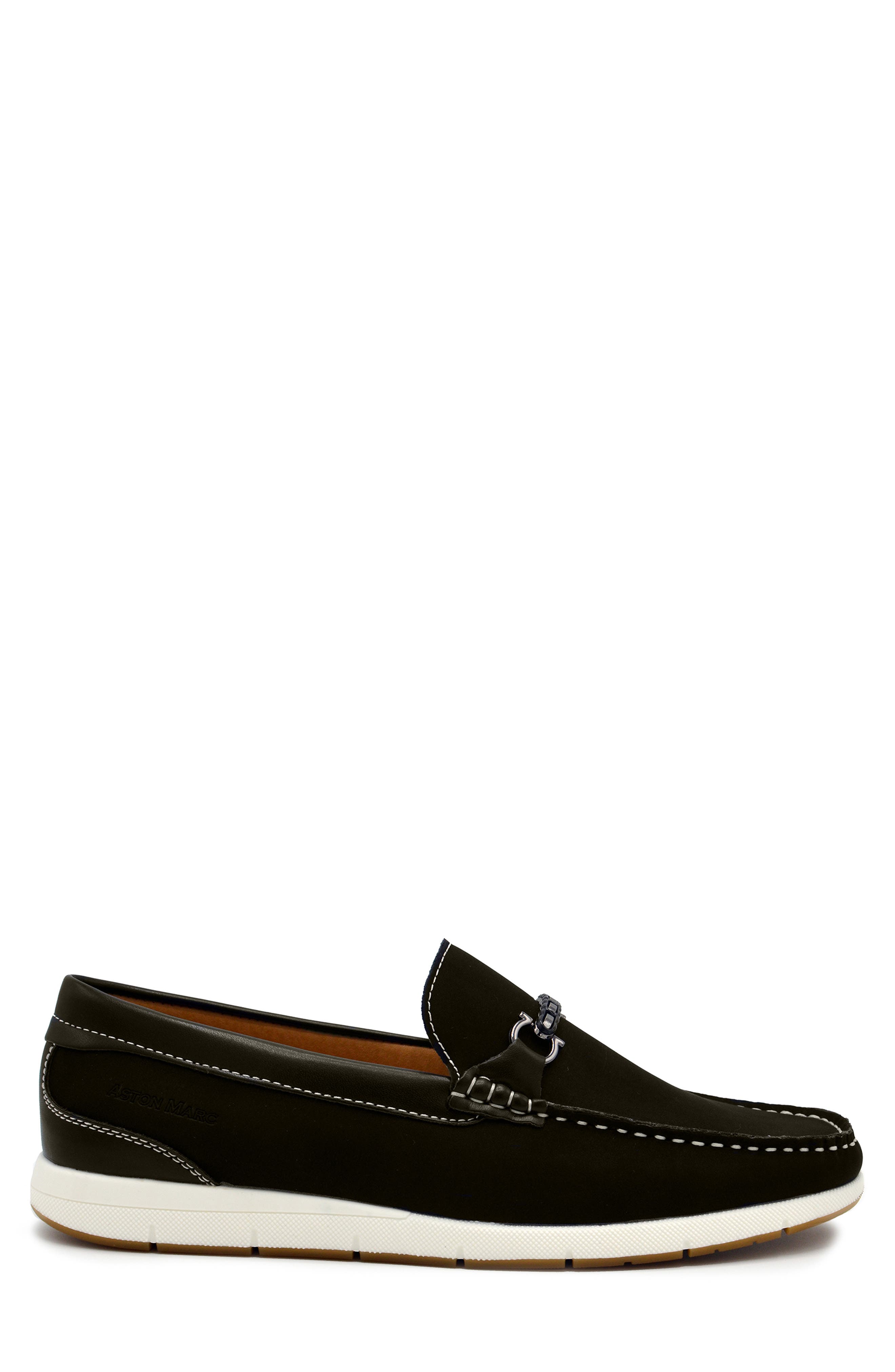 ASTON MARC Crosby Bit Loafer, Alternate, color, Black