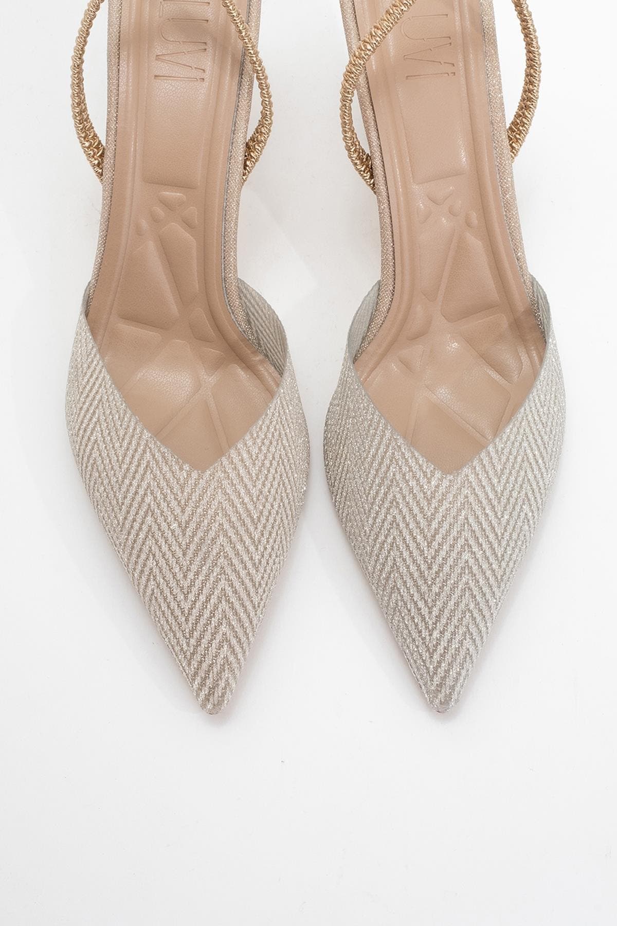 Prologue Shoes Renos Pointed Toe Pump, Alternate, color, Gold