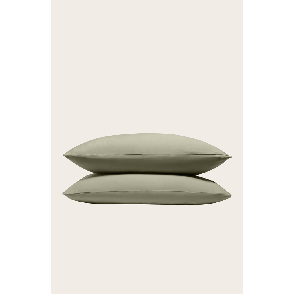 Italic Luxe Australian Sateen Sheet Set in Moss at Nordstrom, Size Twin
