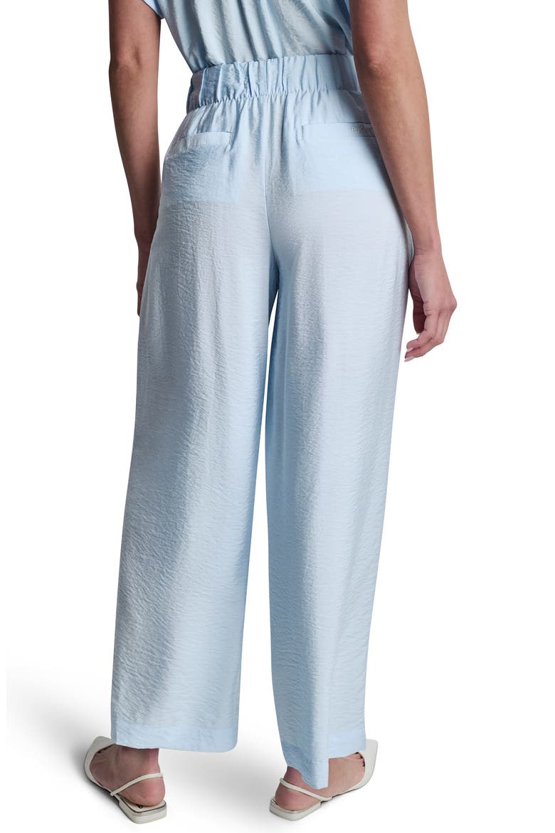 Rumpled Voile Pull-On Pants, Alternate, color, LIGHT BLUE