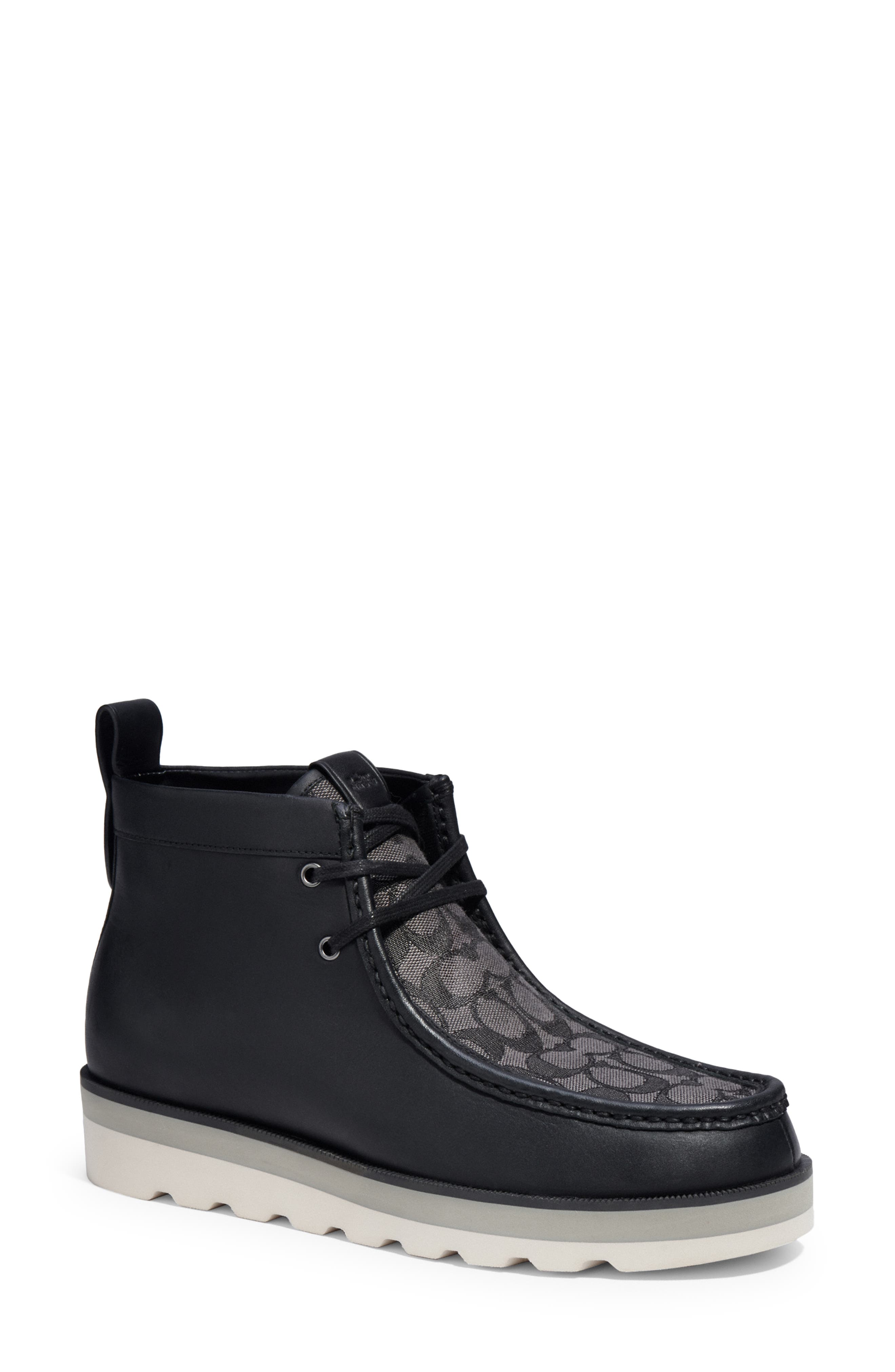 COACH Signature Jacquard Chukka Boot, Main, color, 