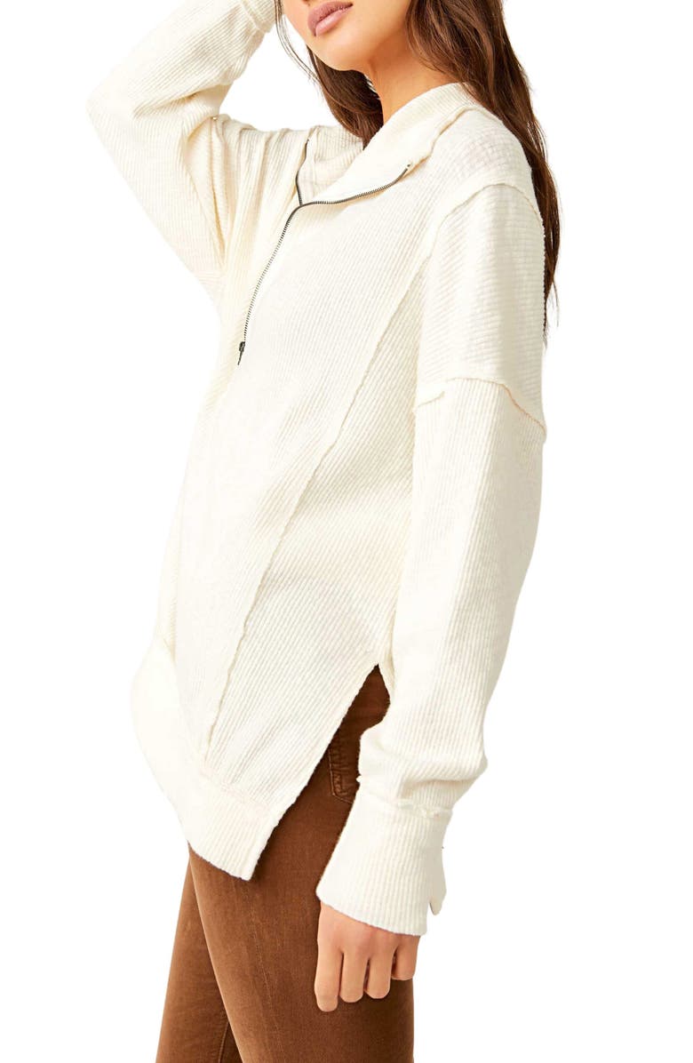 Walk Away Half Zip Tunic Pullover