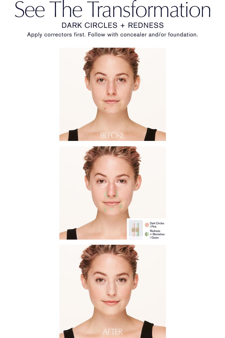 Double Wear Custom Coverage Color Correcting Duo, Alternate, color, PINK