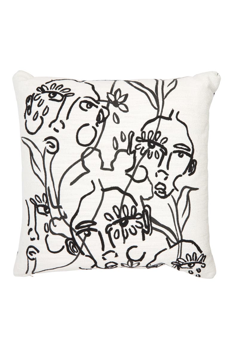 Cristina Martinez Monarch Path Accent Pillow, Main, color, MONARCH BUTTERFLY PATH