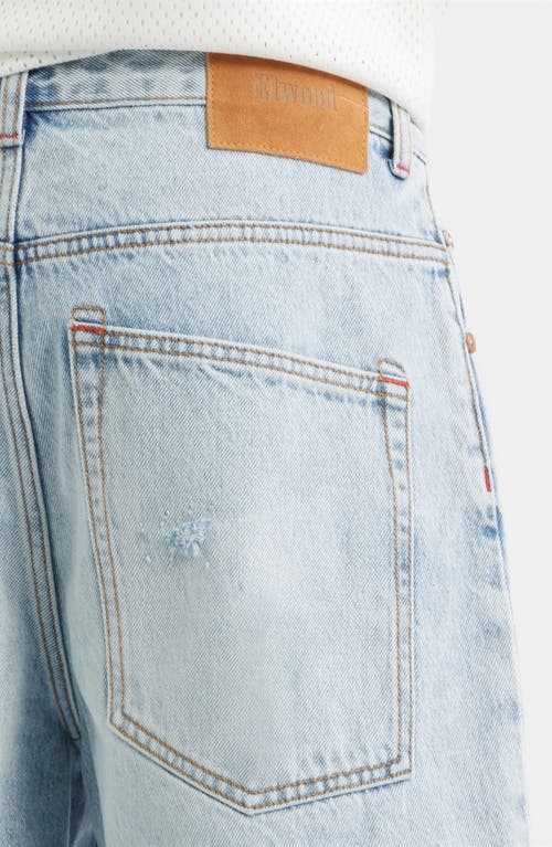 Elwood Trail Cotton Denim Shorts In Blue