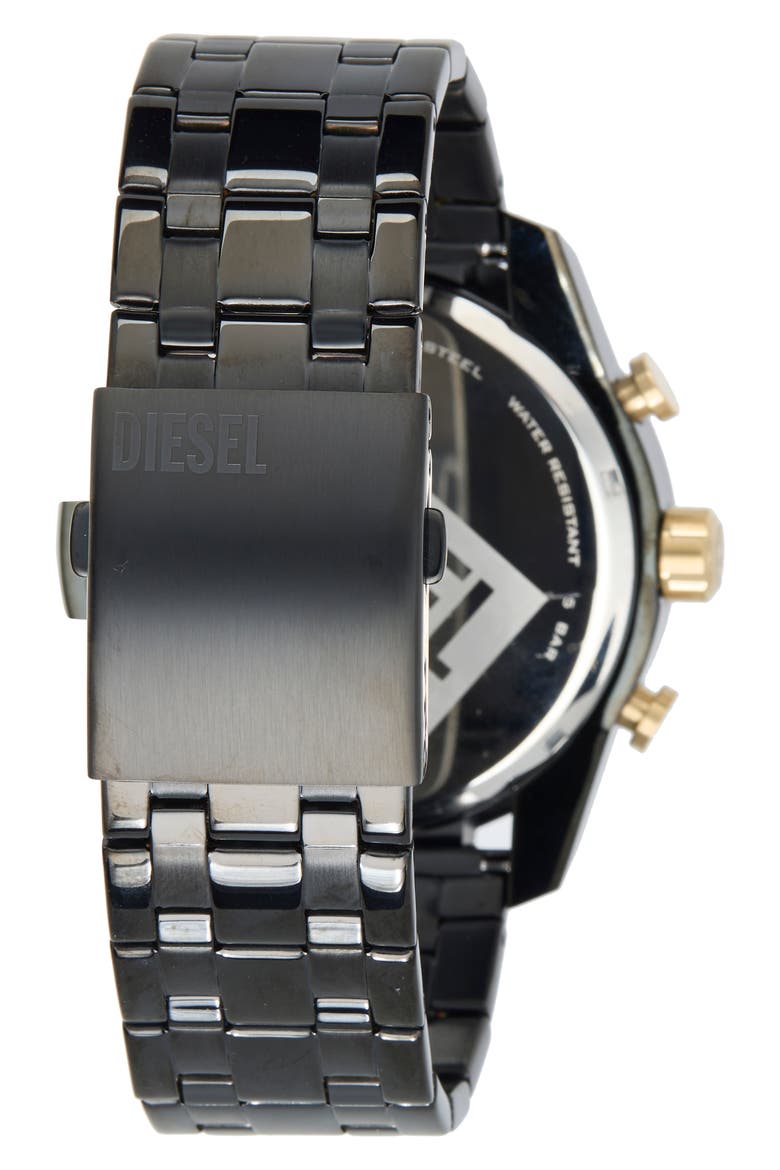 Split Chronograph Watch, Alternate, color, BLACK