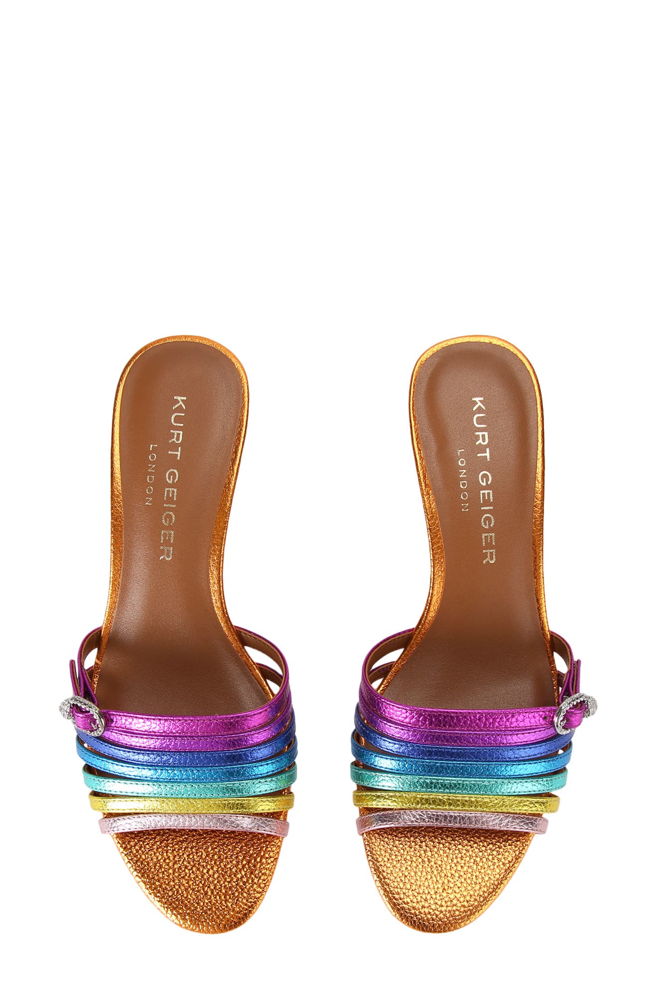 Kurt Geiger London Pierra Wedge Slide Sandal, Alternate, color, Mult/Other