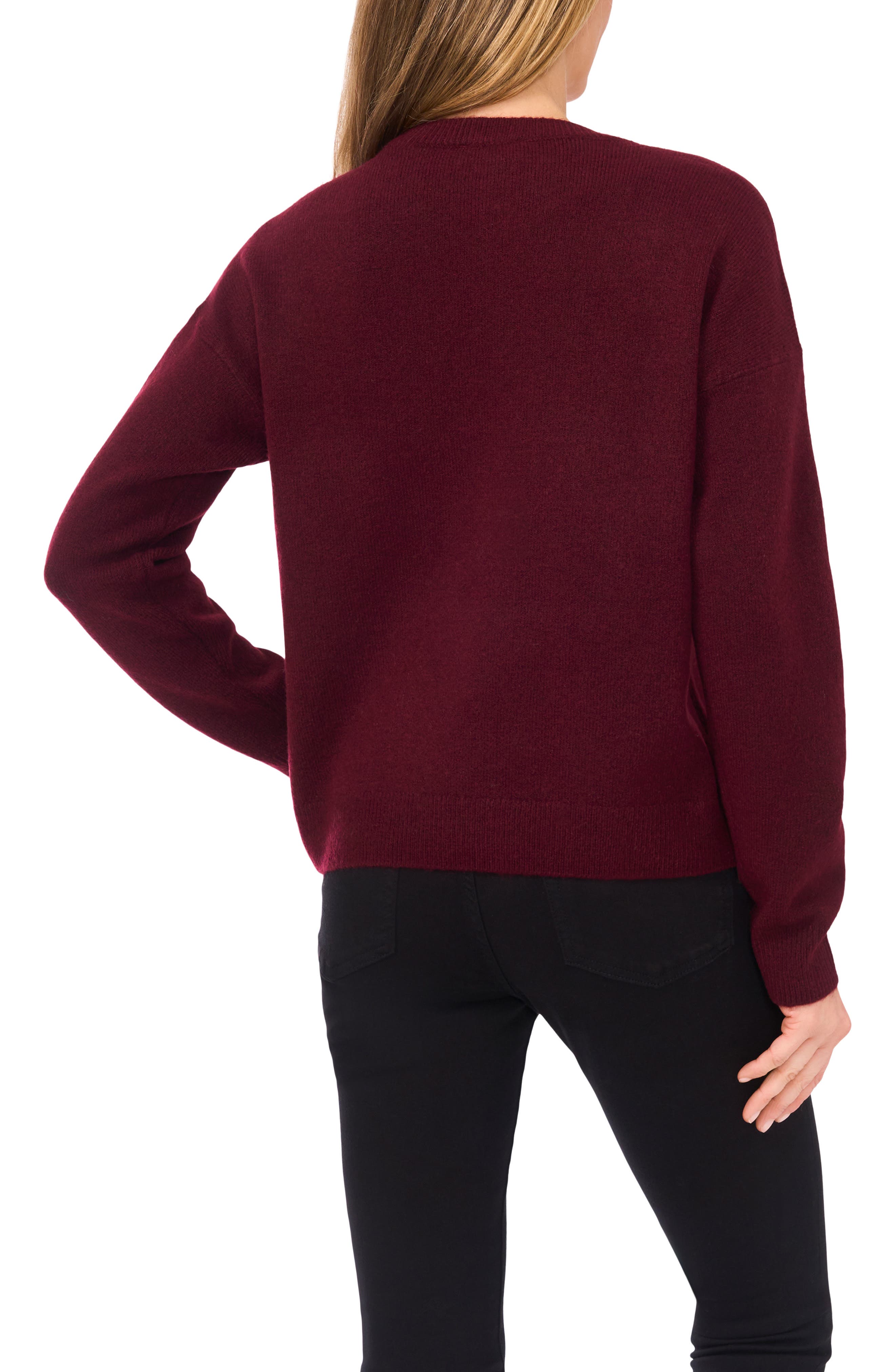 Floral Applique Sweater - image 2