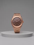 NCMPRBL Elevate Link Mocha Swiss Quartz Bracelet Watch, 42MM