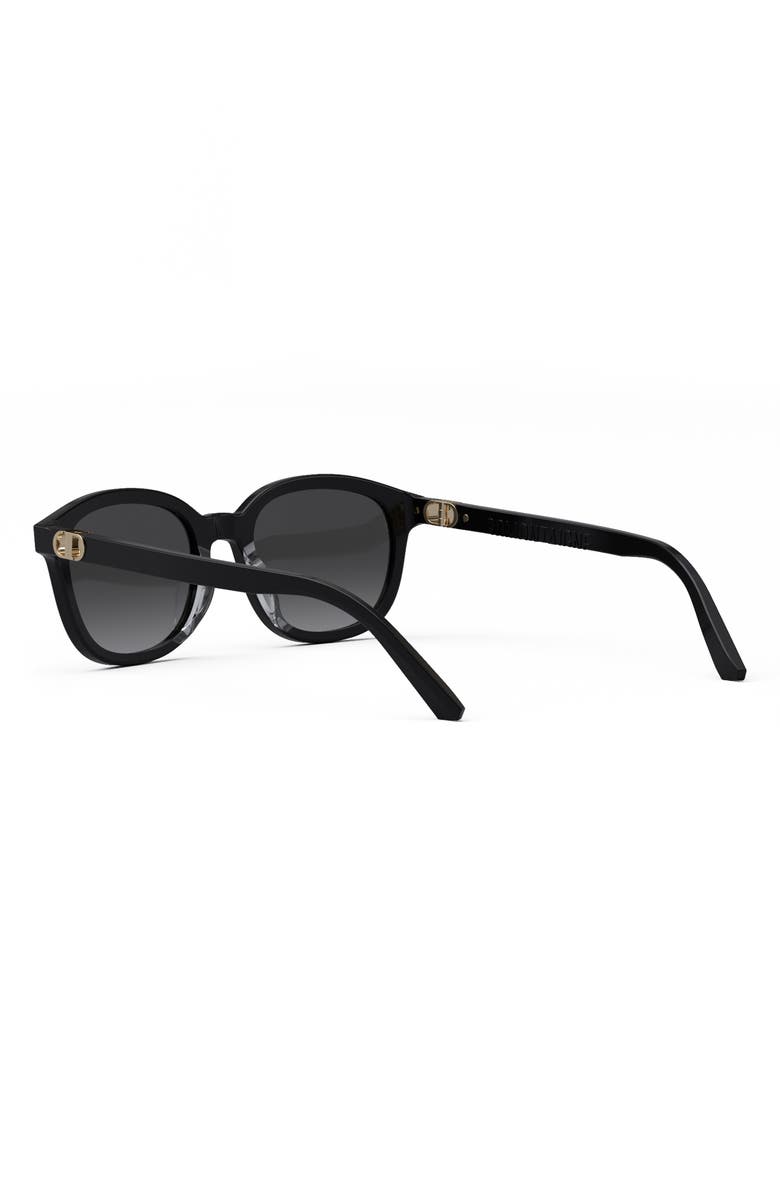 Dior 30 Montaigne mini SI 52mm round sunglasses DIOR - 30MontaigneMini SI 52mm Round Sunglasses in Shiny  main image 4