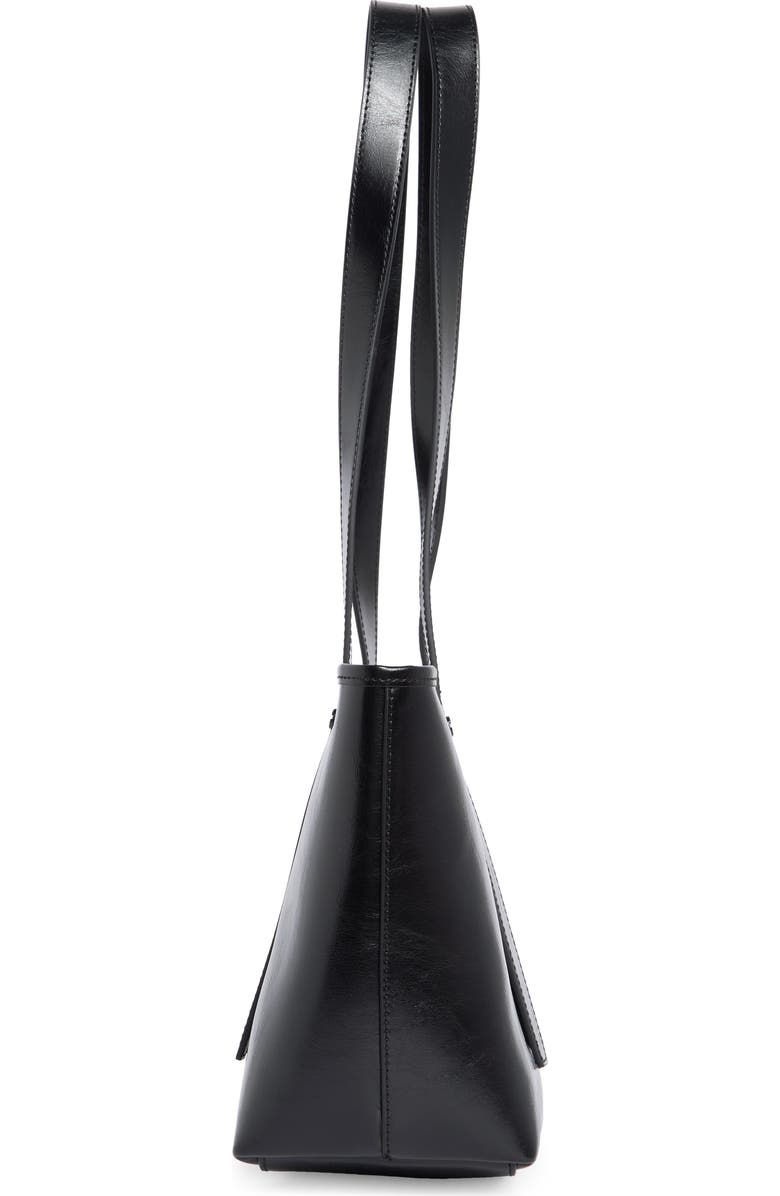 Off-White Classic Day Off Small Leather Tote, Alternate, color, Black