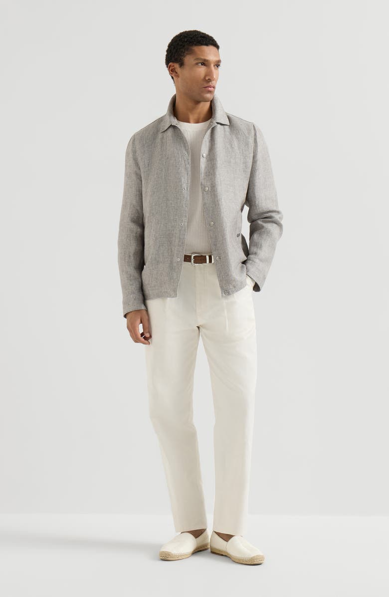 Brunello Cucinelli Cotton lightweight sweater, Alternate, color, White