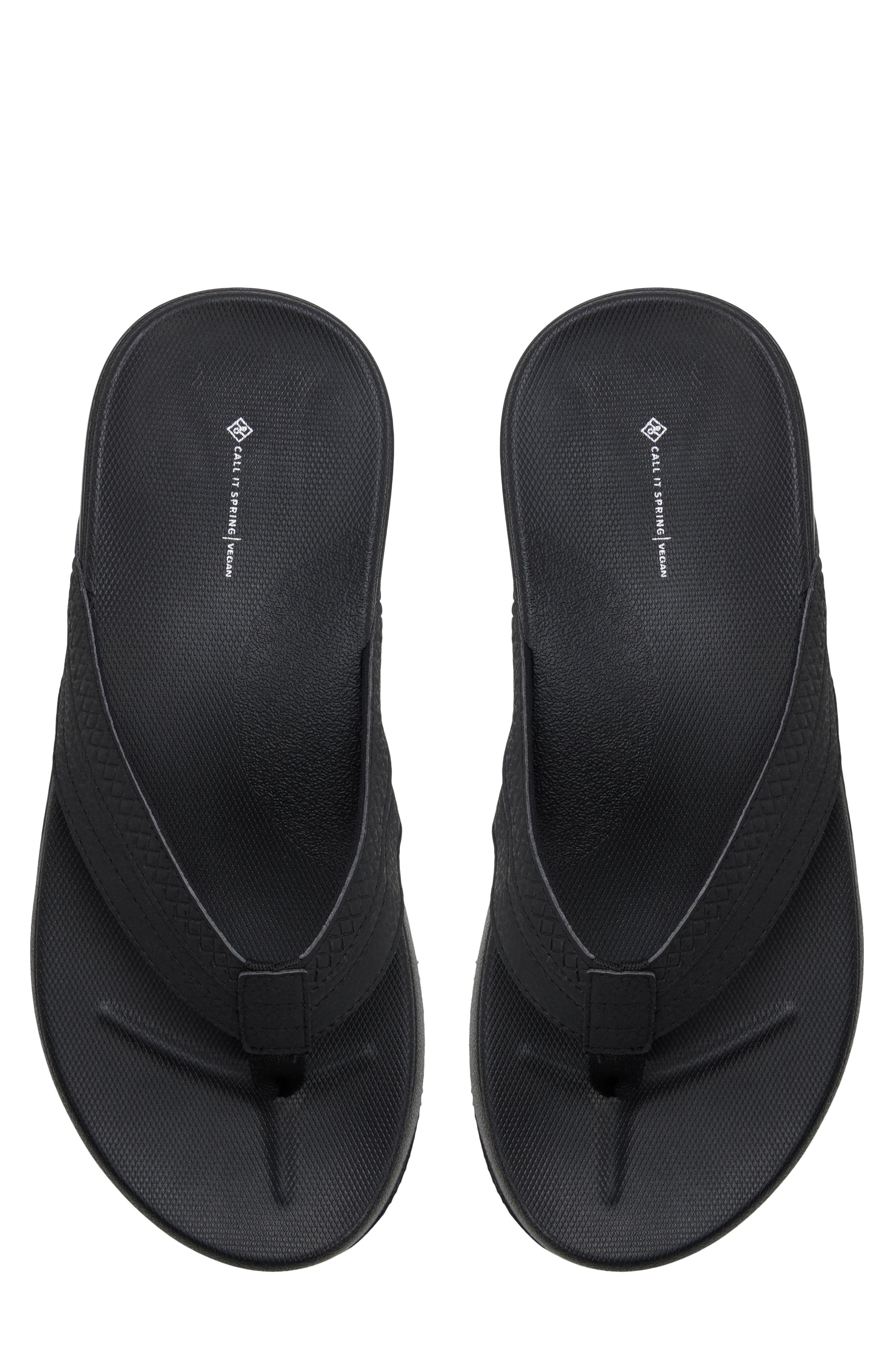 Call It Spring By Aldo Spinnaker Flip Flop, Alternate, color, Black