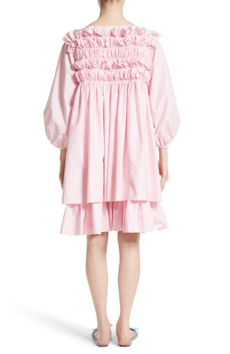 Molly Goddard Smocked Frill Dress, Alternate, color, 